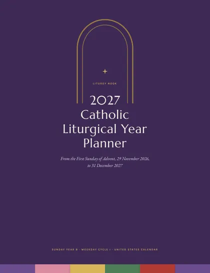 Cover of the 2027 Catholic Liturgical Year Planner