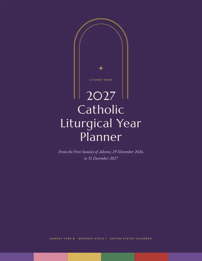 Cover of the 2027 Catholic Liturgical Year Planner